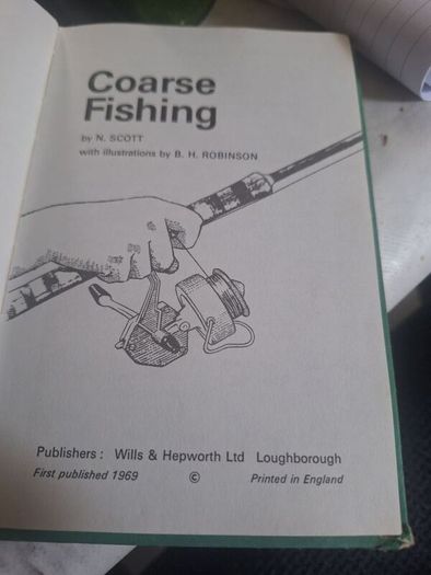 Vintage Ladybird Coarse Fishing Book