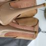 Alexander McQueen Tan Leather Crystal Embellished Skull Detail Peep Toe Pumps Size 40.5 (Fit 7-7.5UK) - Rrp 695 (New) Image 8