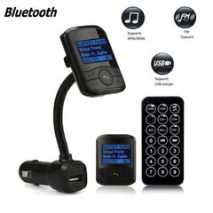 LCD Car Kit MP3 Bluetooth Player FM Transmitter Modulator SD MMC USB Remote