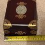 Vintage Chinese brass mounted rosewood jewellery box Image 5