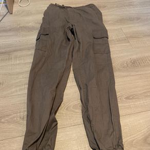 Denim & Co. Men's Brown and Grey Trousers