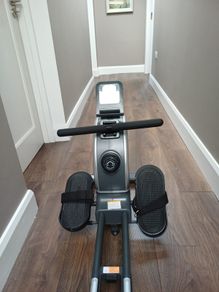 MERACH Q1S Smart Magnetic Rowing Machine (Wood-Grain Finish)