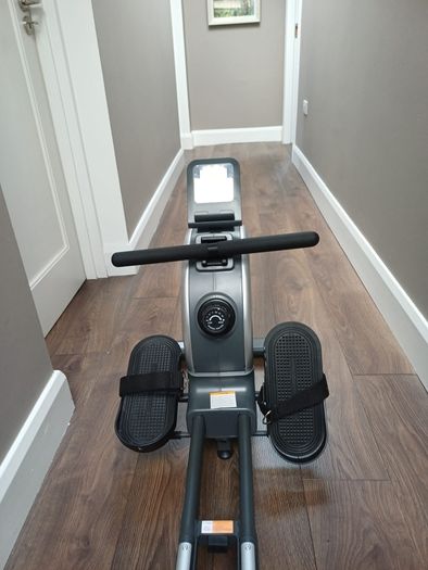 MERACH Q1S Smart Magnetic Rowing Machine (Wood-Grain Finish)