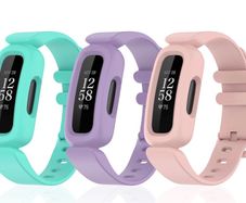 3 Pcs Silicone Straps Compatible with Fitbit Ace 3 for Kids,Watch Straps Silicone Wristband Replacement for Kids