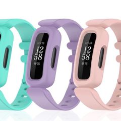 3 Pcs Silicone Straps Compatible with Fitbit Ace 3 for Kids,Watch Straps Silicone Wristband Replacement for Kids
