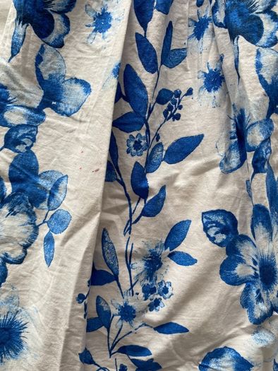 Next blue & white floral dress