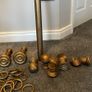 curtain pole & tie backs Image 4