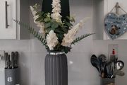 fab vase and flowers