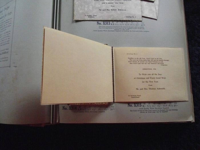 1936 Greeting card and Calendar sample book - The Royal Art Private Christmas Greeting Cards