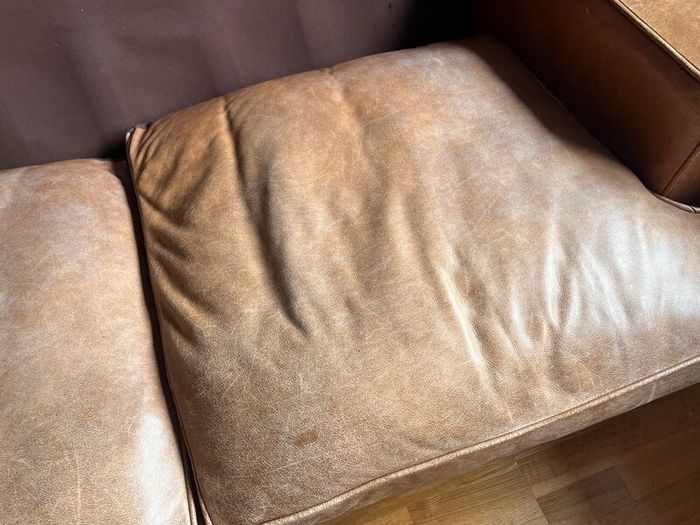 Laura Ashley Leather Sofa Bed
