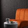 PU Stone Wall Panel Ribbed Surface Grey 120x60cm Image 4