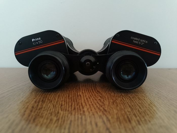 Vintage Binocular Prinz 10x50 Coated optics Field 5.3 0
