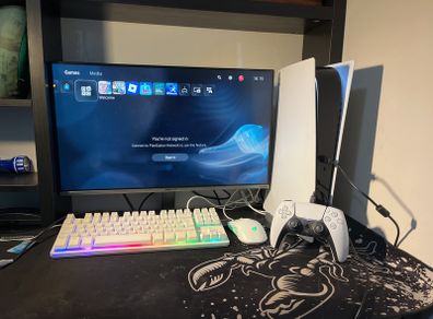 playstation 5+Monitor Mouse/Mousepad/Keyboard