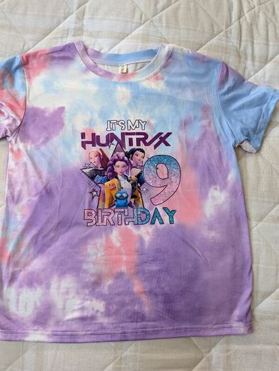New, 9th birthday Demon hunters T- shirt