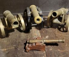 brass cannons