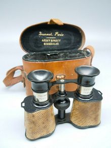 Ww II - Army & Navy Binocular Made By Dumont Of Paris.