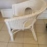 White Wicker Armchair - Solid & Comfortable Image 3