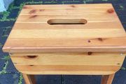 Pine Swedish design foot stool