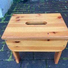 Pine Swedish design foot stool