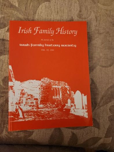 Irish Family History Journals Of The Irish Family History Society. See Photos For Years. All In Very Good Condition.