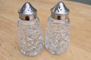 Vintage Waterford Crystal Salt &amp; Pepper Condiments