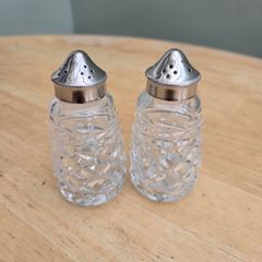 Vintage Waterford Crystal Salt & Pepper Condiments