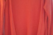 Orange cardigan
