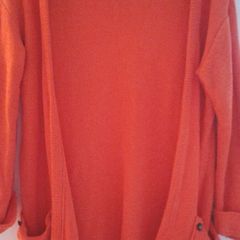 Orange cardigan