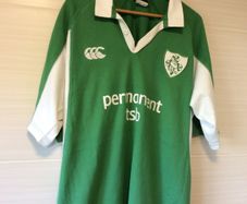Ireland Rugby Jersey. Triple Crown Winning Jersey From Year 2006. Official Canterbury IRFU Home Jersey. Authentic Original From The Time. Not A Modern Day Remake.