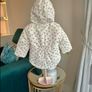 Baby Girls Cream Jacket with Hood from Primark Age 3-6 months / EU 62-68cm Image 7