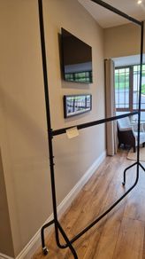 Metal heavy duty clothes rail