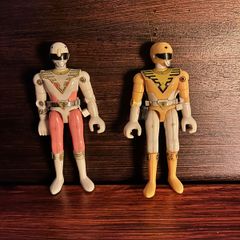 Vintage Batman & Power Rangers Action Figure Bundle from 1990s