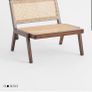 Brown rattan H&M chair Image 2