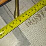Antique Brass Tabletop Dinner Gong with Stand & Mallet Beautiful Etched Patina Postage Available or Collection, Image 10