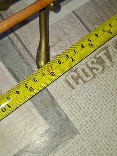 Antique Brass Tabletop Dinner Gong with Stand & Mallet Beautiful Etched Patina Postage Available or Collection,