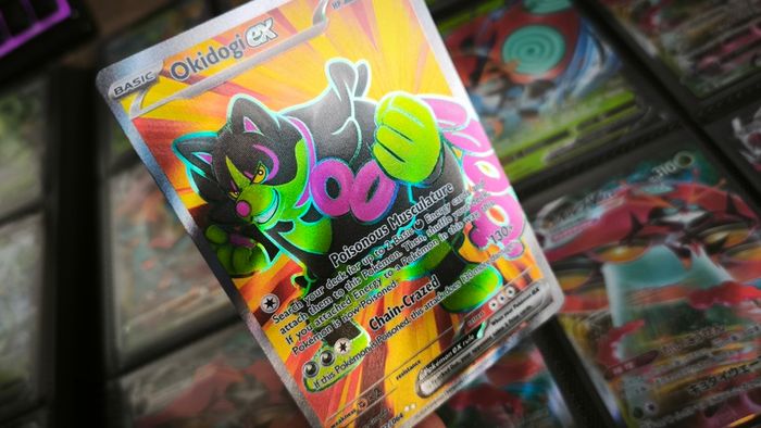 Okidogi EX ! Ultra Rare ! from Shrouded Fable Set ! 2024 ! Pokemon Card !