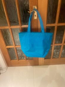 Vintage Large Blue Travel/Beach Bag.