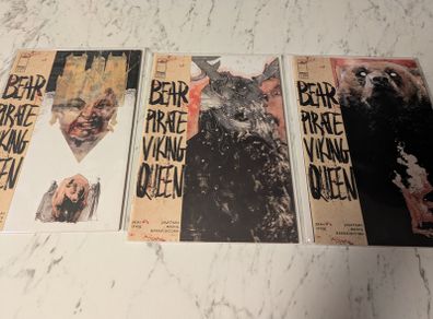 Bear Pirate Viking Queen Issues 1 To 3 Complete Set