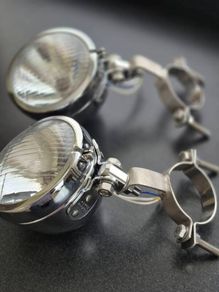 Highway Hawk 4.5 spot lamps for motorbike