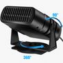 Portable Electric Cooling Heating Fan Dryer Windshield Image 2