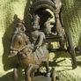 Antique INDIAN BRONZE TEMPLE TOY (Kutch style) - an exceptionally fine example with horse and rider with carriage (c.19th century) Image 8