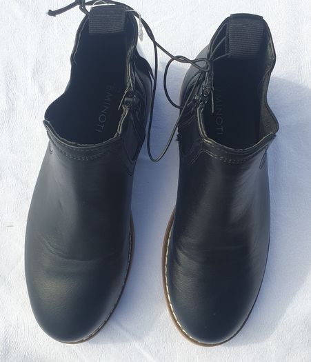 New Tags Fab Black Chelsea Zip Ankle Boots Girl/Boy