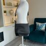 Carvela Black Handbag with gold chain. Image 6