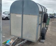 cattle + horse trailer