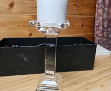 Galway crystal candlestick