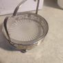 Vintage Silver Plated  butter dish with glass liner England Image 4