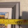 Small  framed drawing of train at station signed by Leo O'Connor 99 art work Image 2