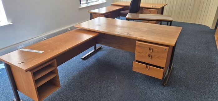 Office desks and chairs