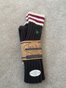 New- Jack Wills rugby over the knee socks size 4-6