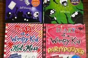 BRAND NEW - Jeff Kinney books (4)